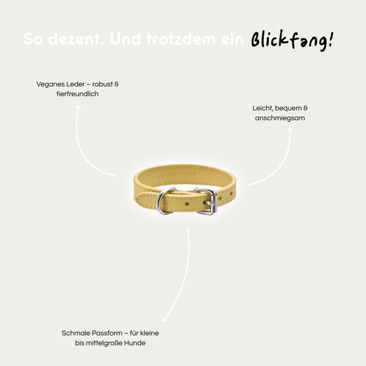 Halsband 'Pastel Yellow'