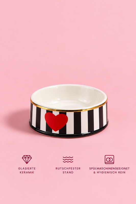 Napf 'Heart Black'