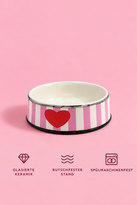 Napf 'Heart Pink'