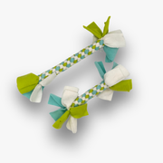 Zergel in Mint, Creme & Kiwigrün (Größe S)