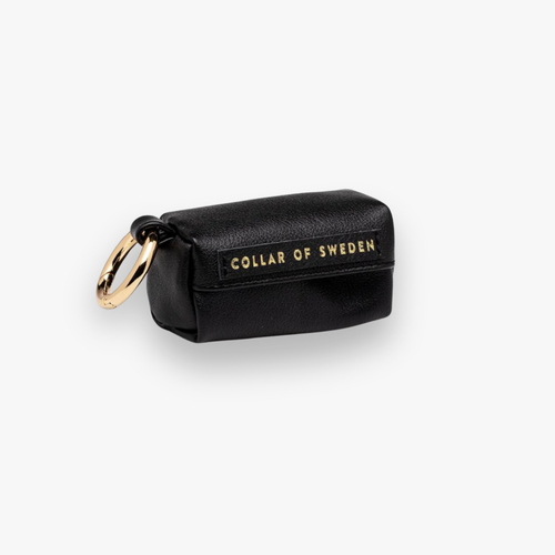Leder-Kotbeutelspender 'Black'
