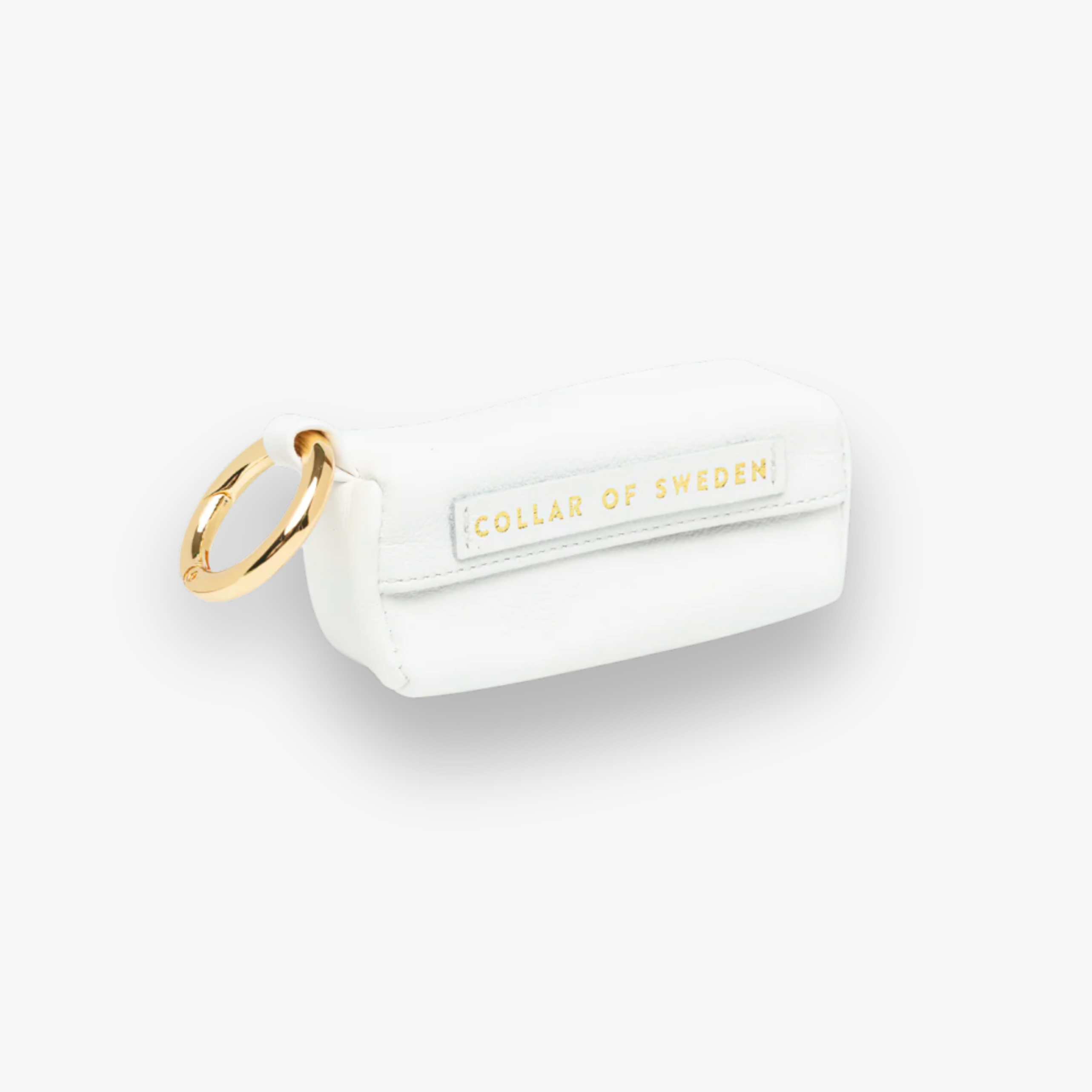 Leder-Kotbeutelspender 'White'