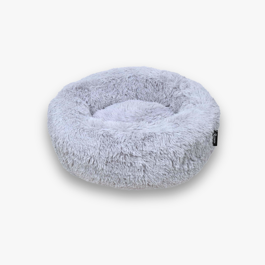 Hundebett 'Fuzz Hellgrau'