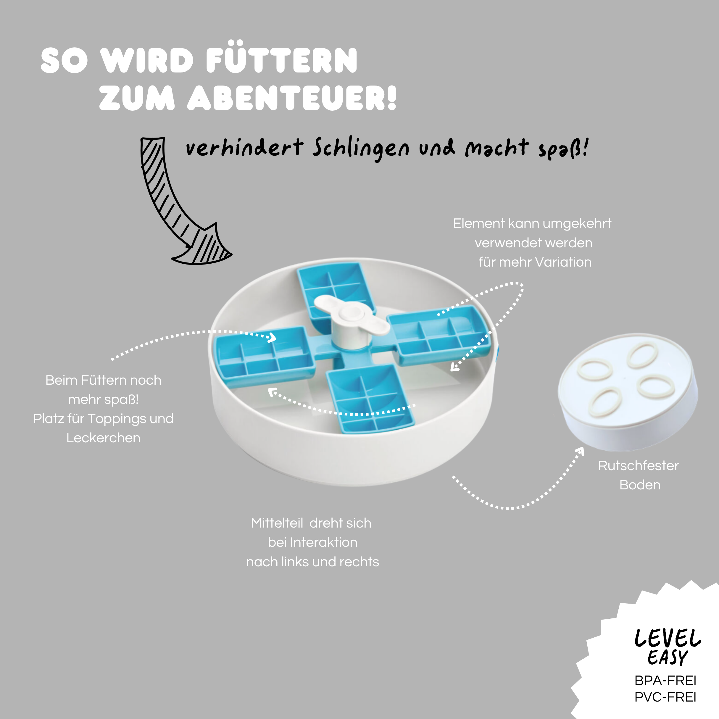 SPIN interaktiver Futternapf 'Windmill'