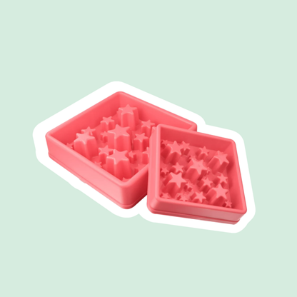 Anti-Schling-Napf 'Star Pink' (S)