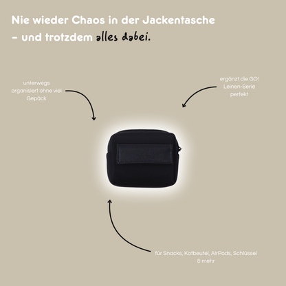 Pouch 'GO!' - Schwarz