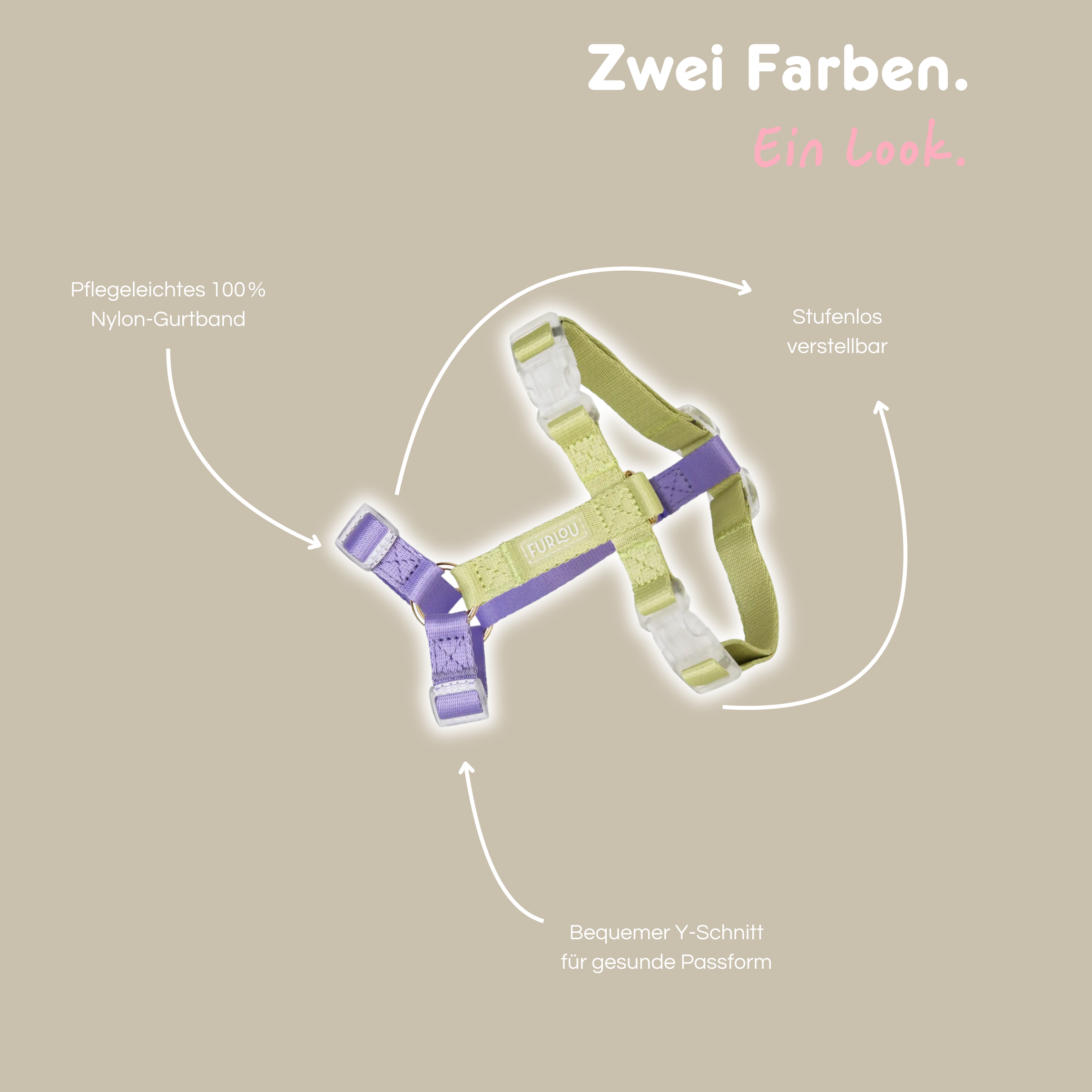 Geschirr 'Lavendel & Lime'