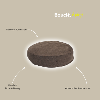 Bouclé Liegekissen 'Lana'