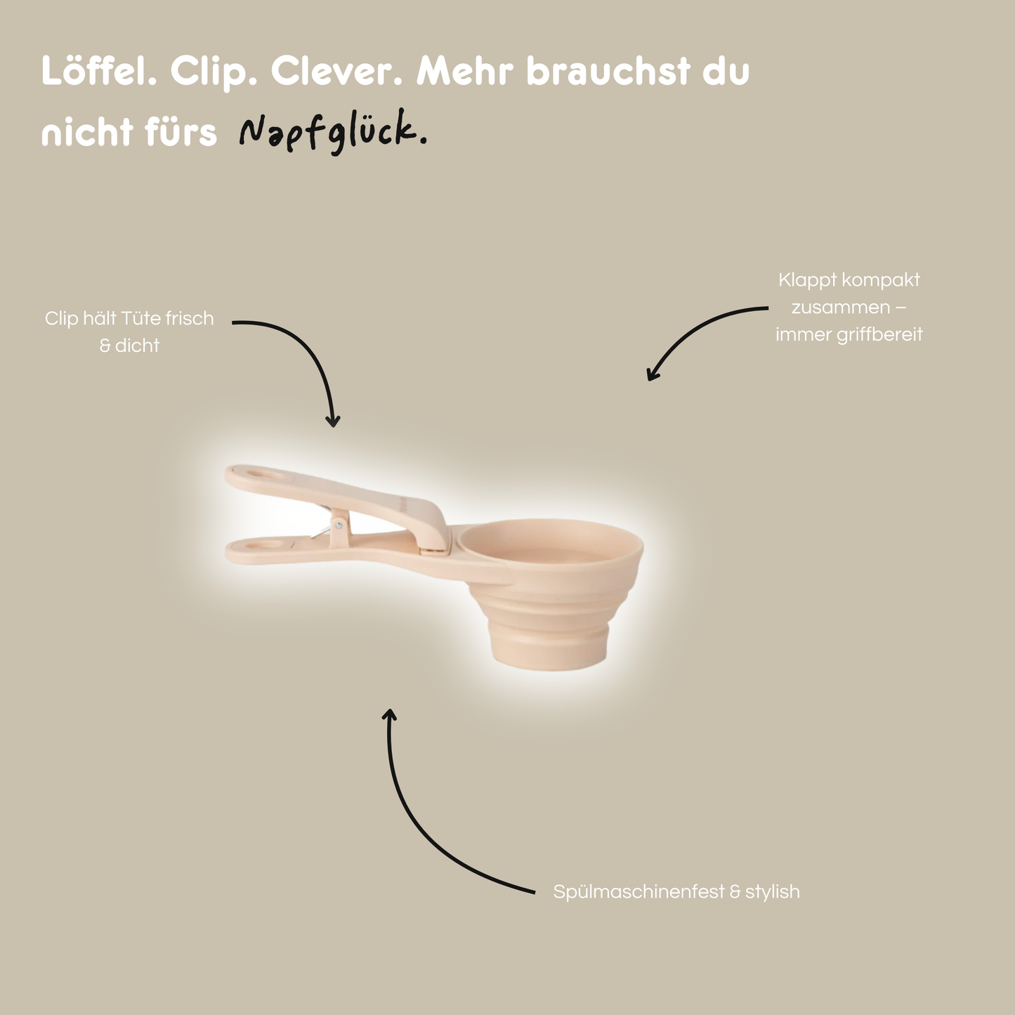 Food Scoop & Bag Clip