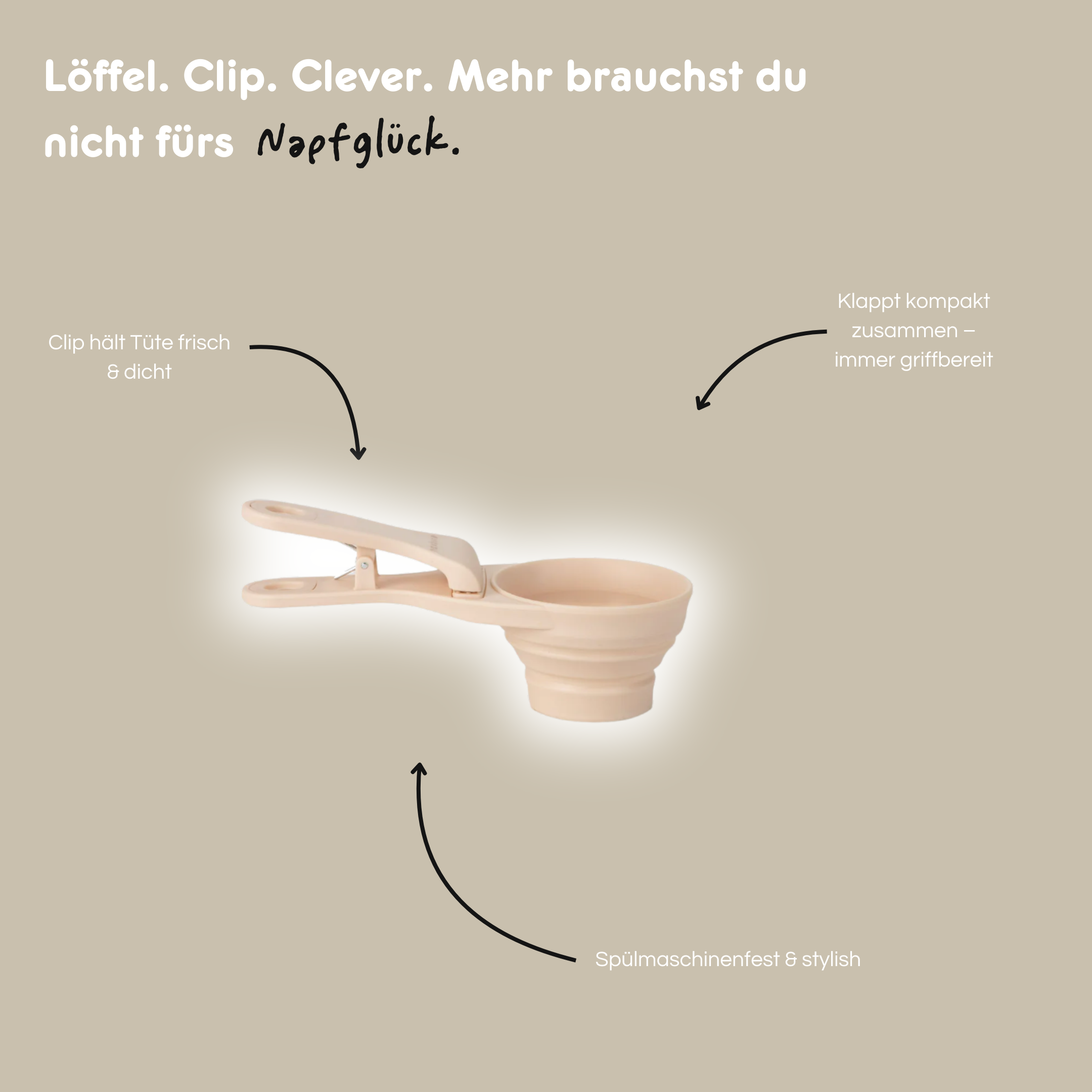 Food Scoop & Bag Clip