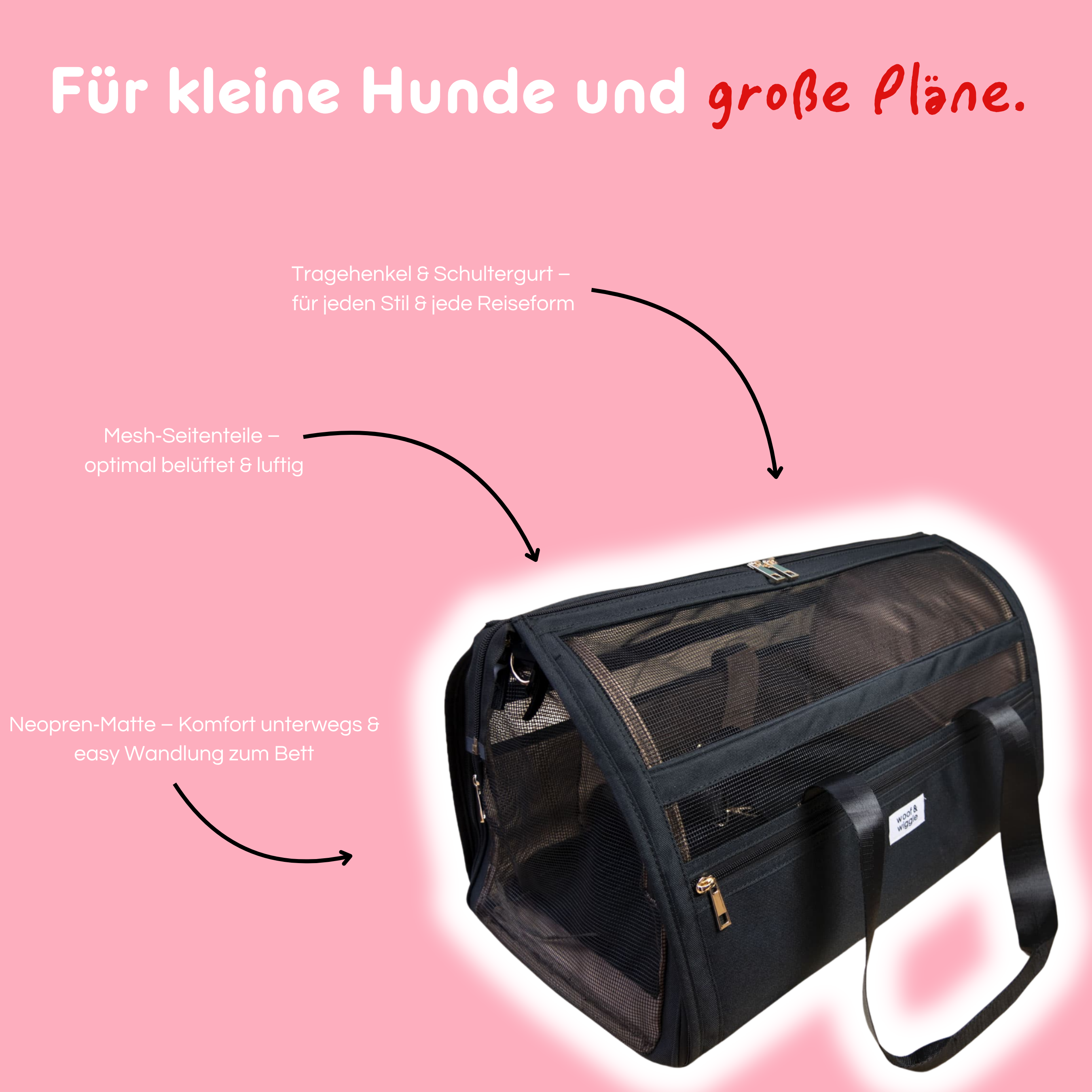 Reise- und Flugtasche 'Black'