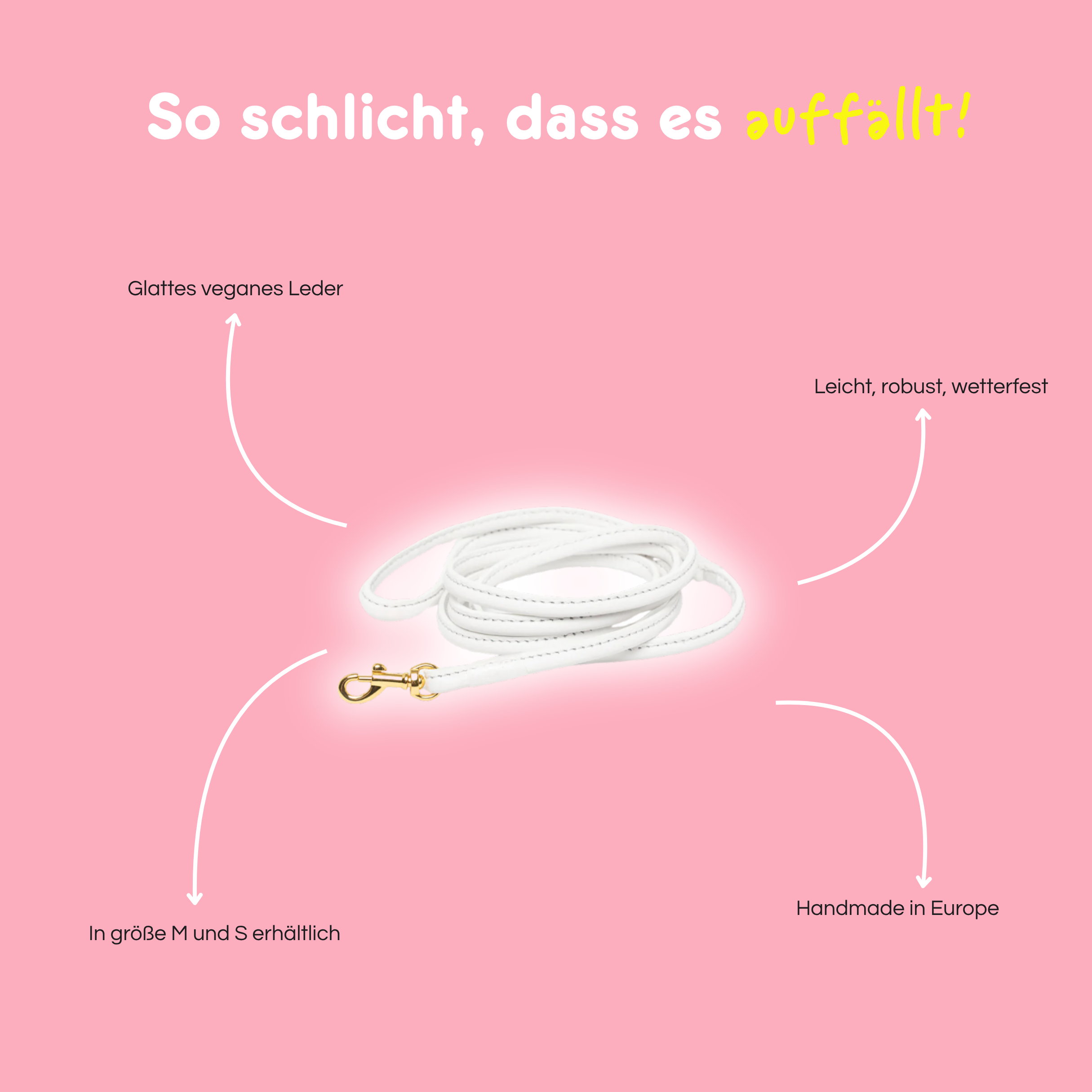 Leine 'White' (S)