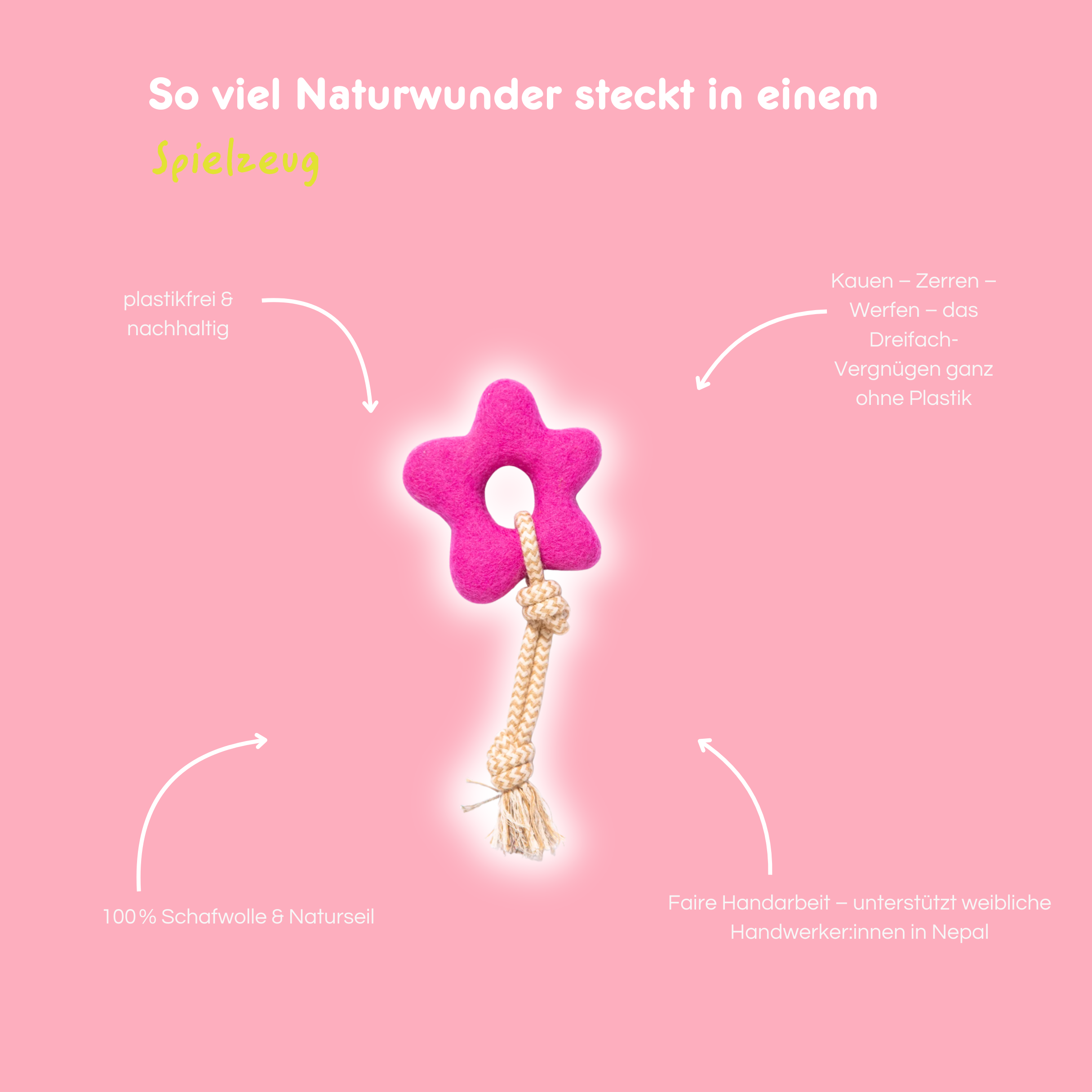 Filzspielzeug 'Pullin’ Posies'