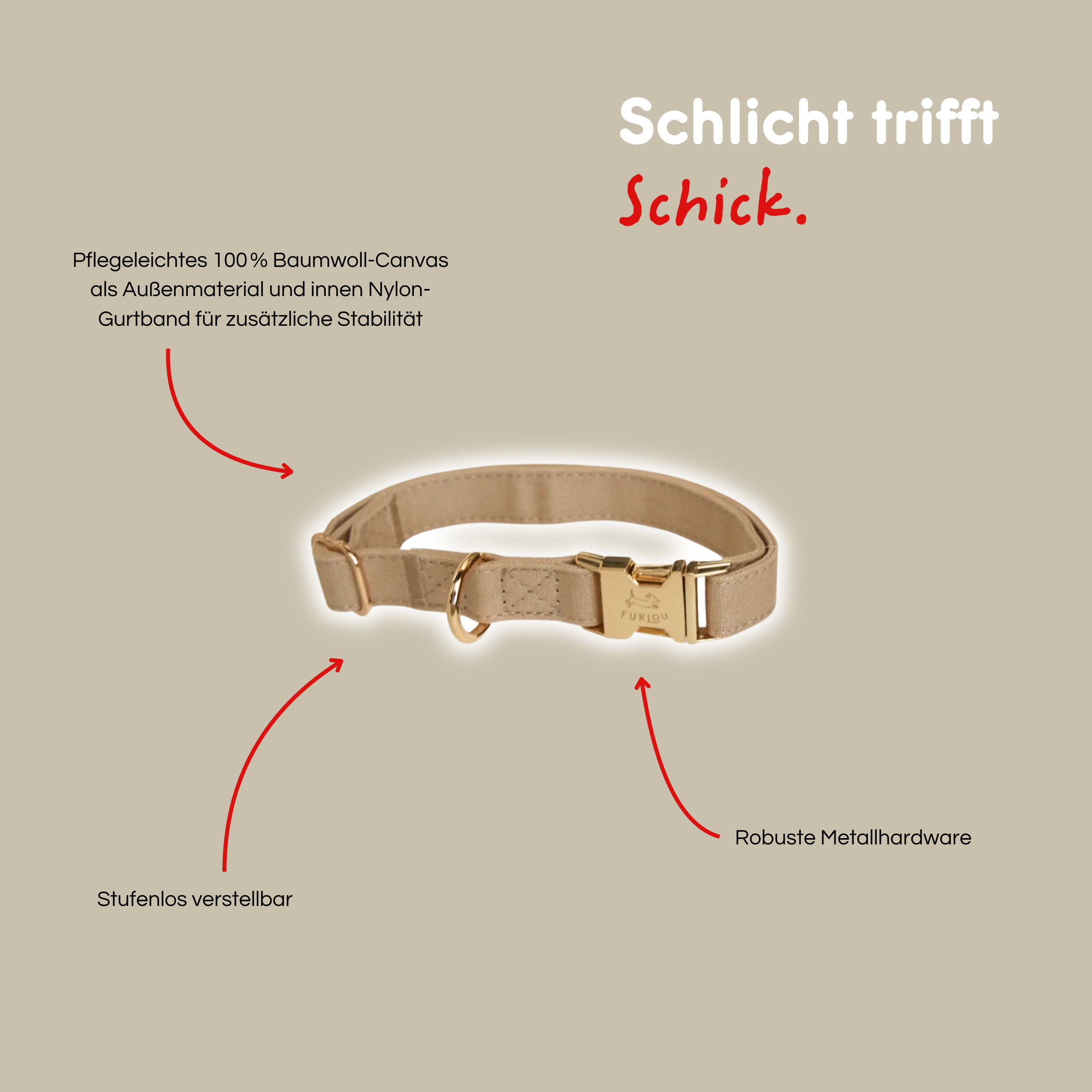 Halsbad 'Tan'