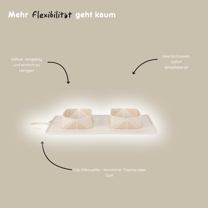 Reisenäpfe 'GO!' - Beige