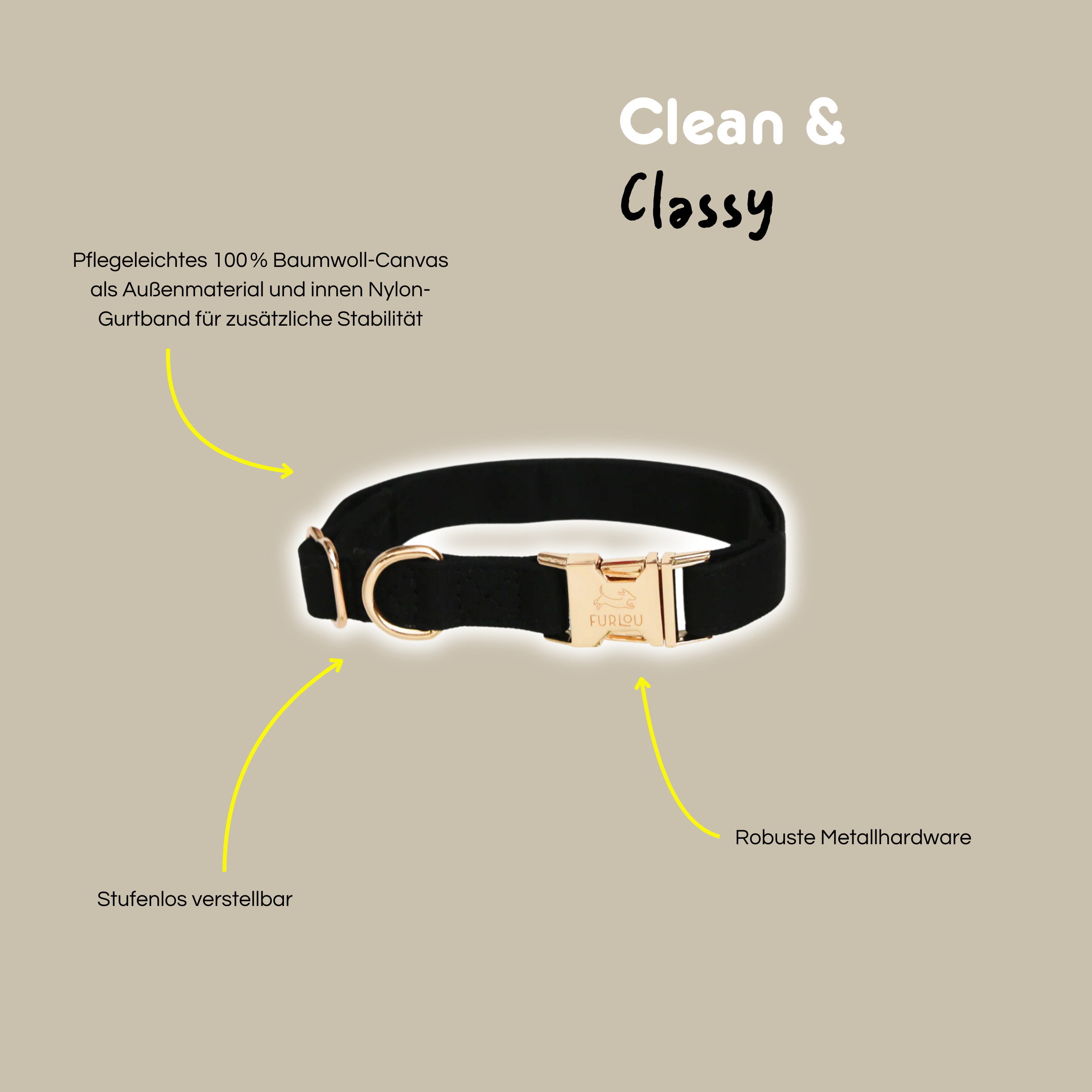 Halsband 'Schwarz'