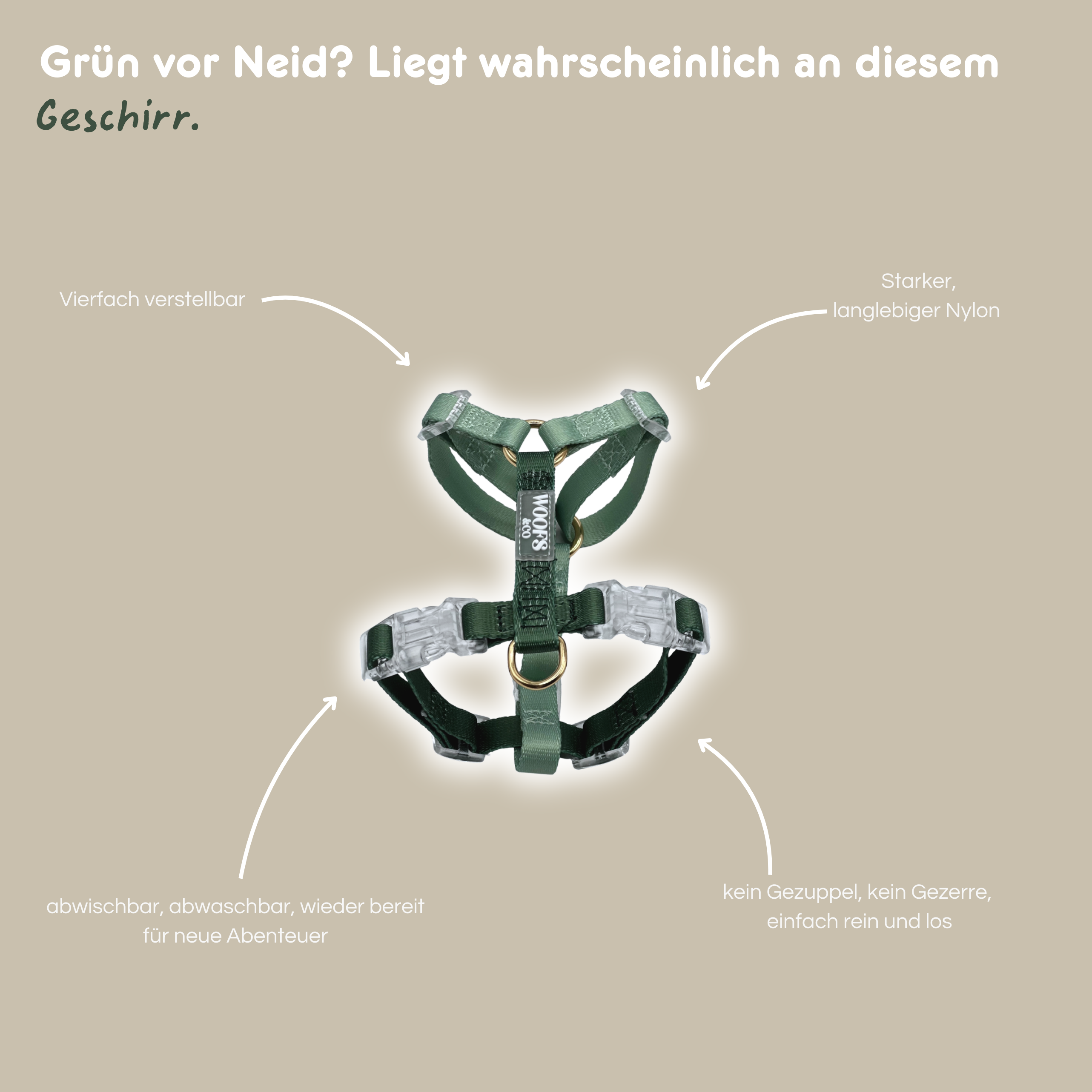 Geschirr 'Duo Green'