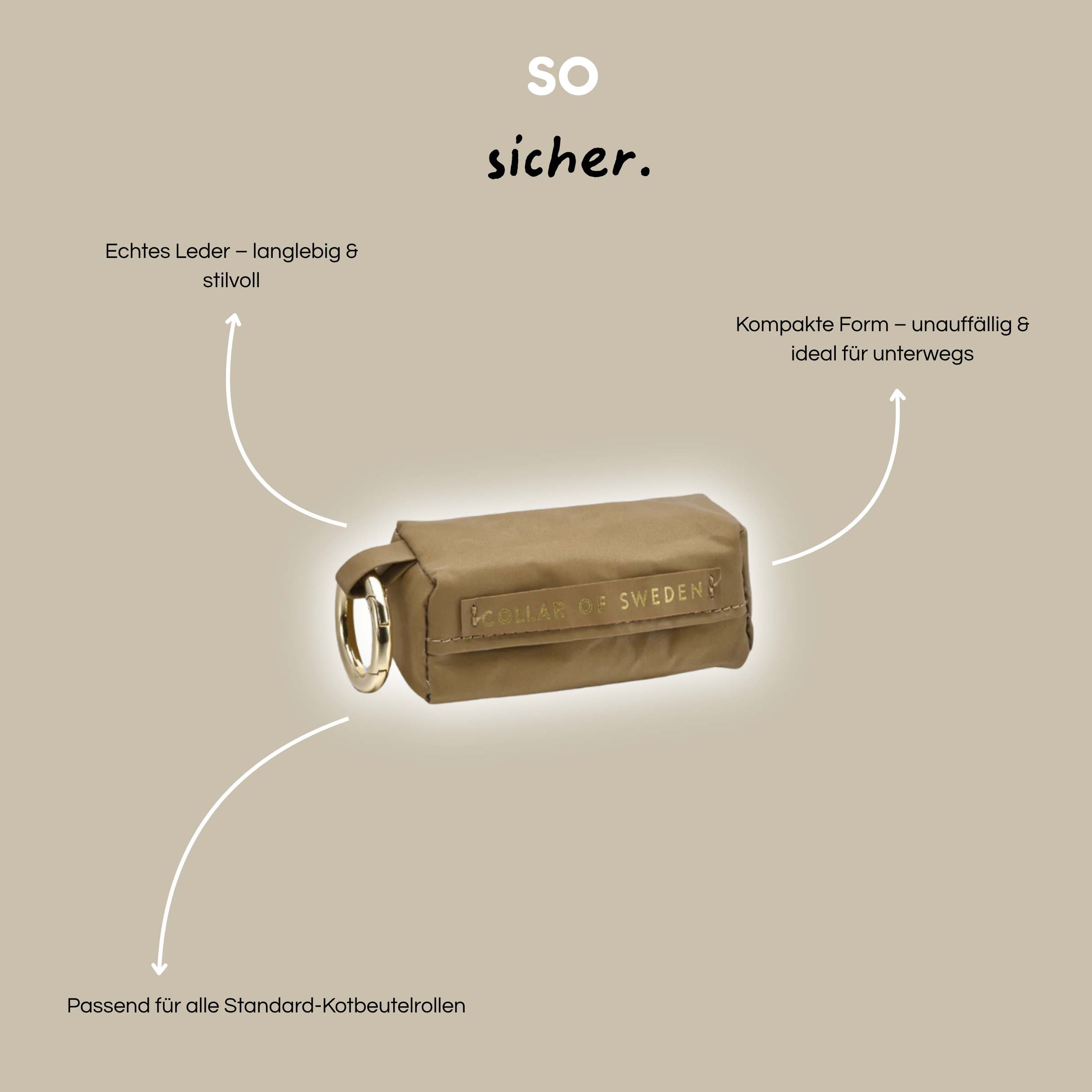 Kotbeutelspender 'Reflect Bronze'