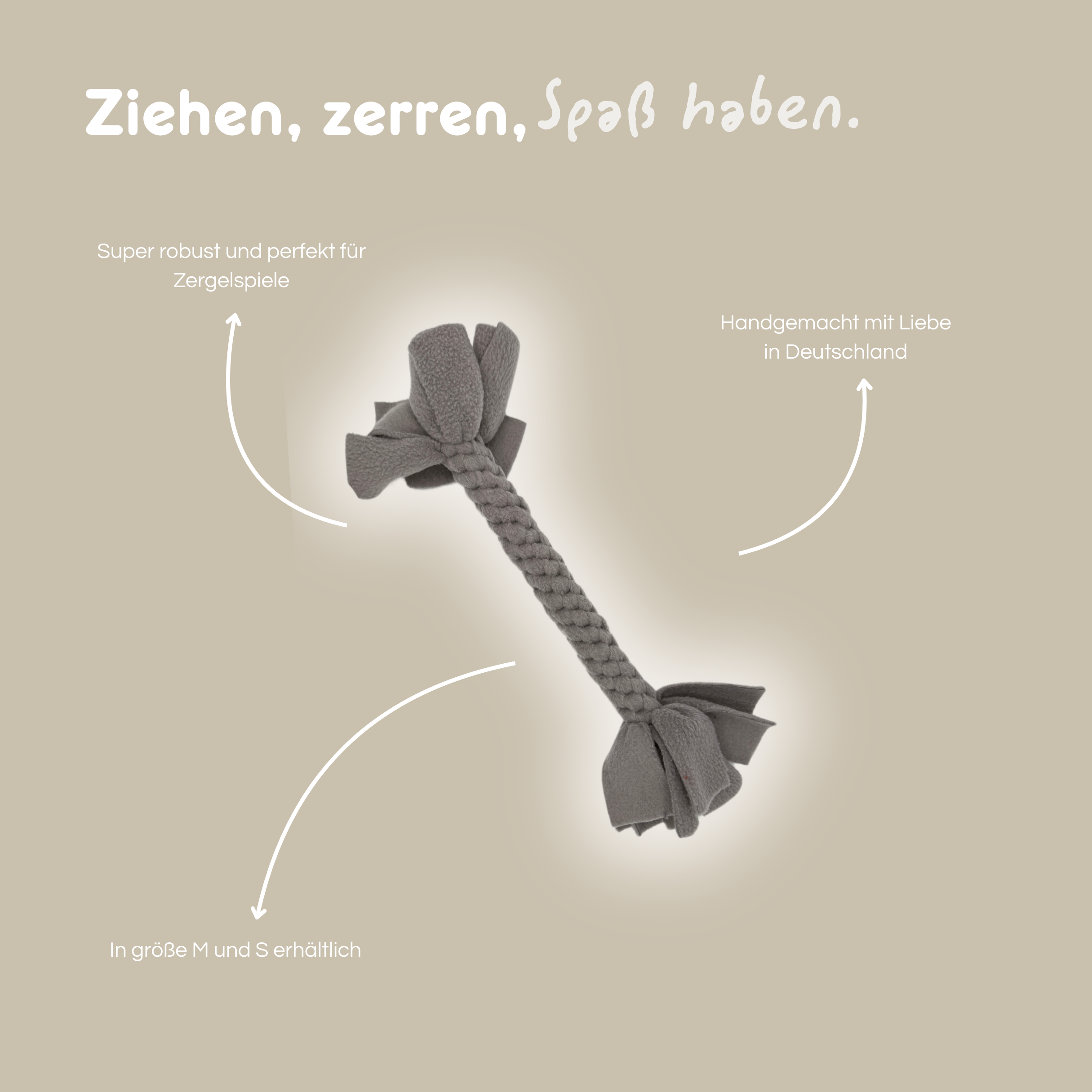 Zergel in Mint, Creme & Kiwigrün (Größe S)