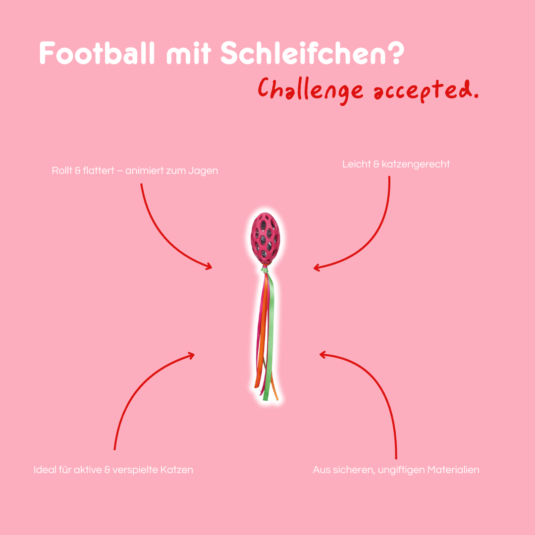 Football mit Bändern