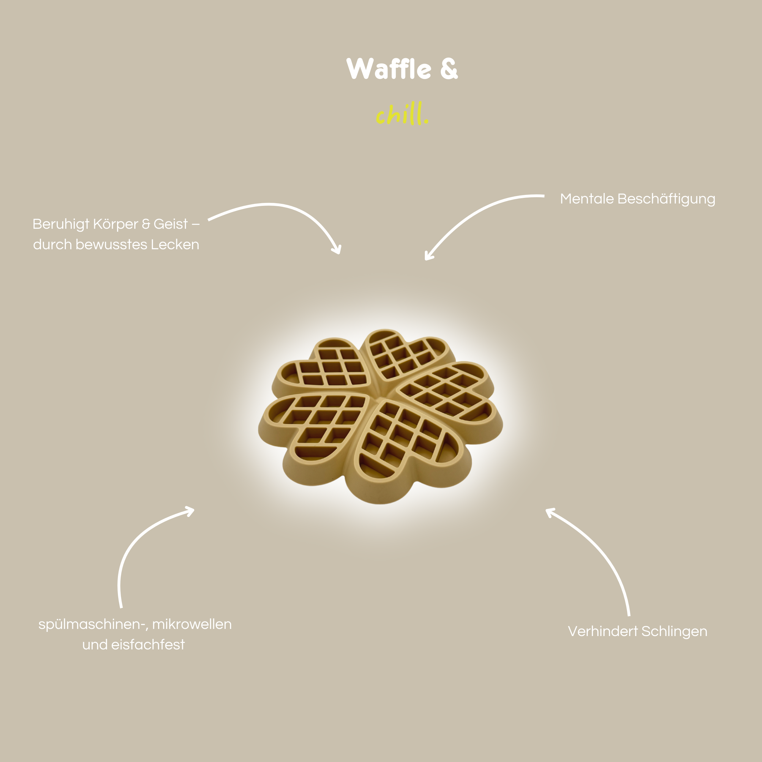 Leckmatte 'Waffle'
