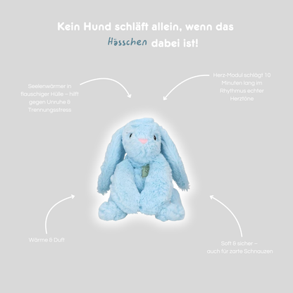 Plüschhase 'Relax Blau'