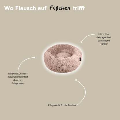 Hundebett 'Fuzz Sand'