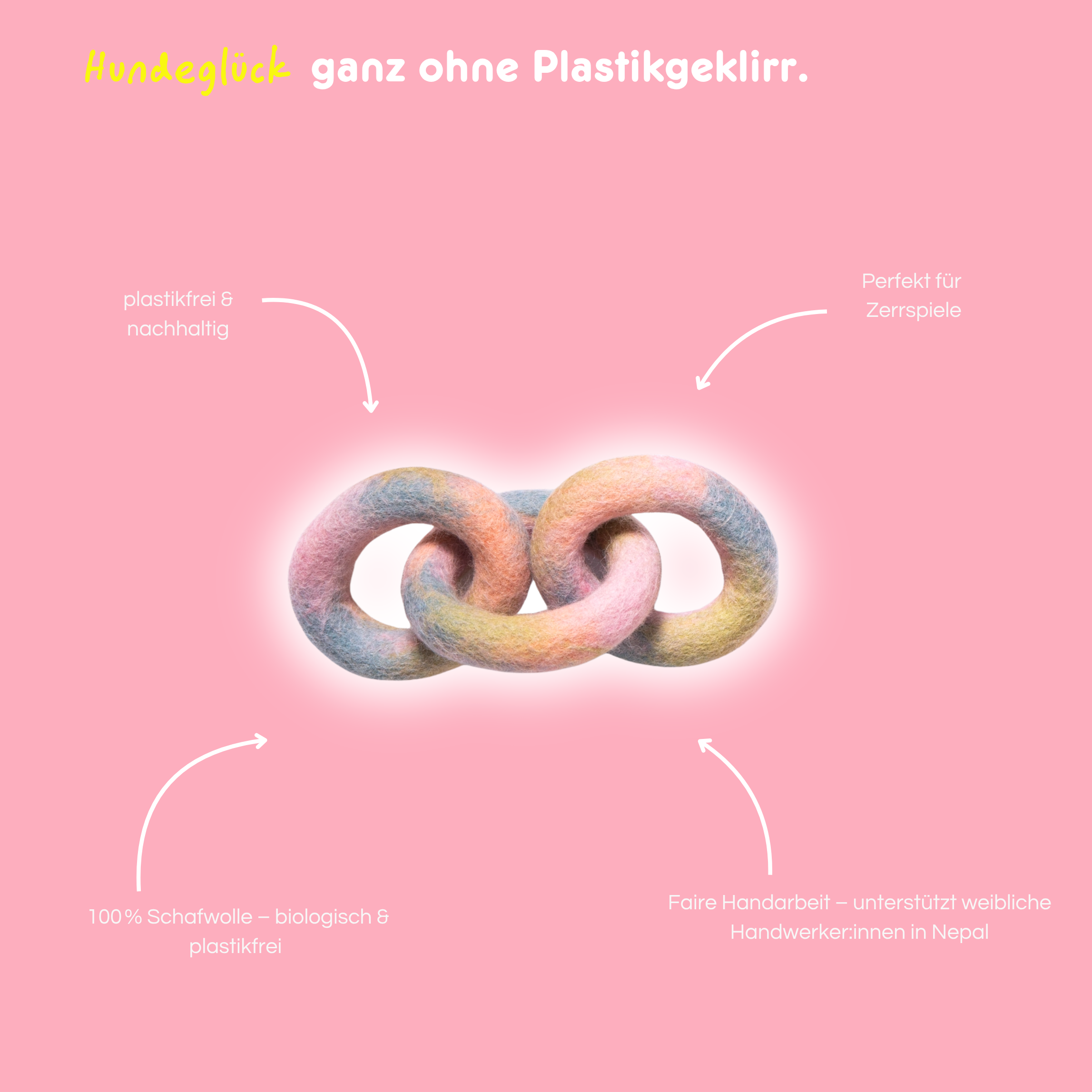 Filzspielzeug 'Ombre Link' - Groß