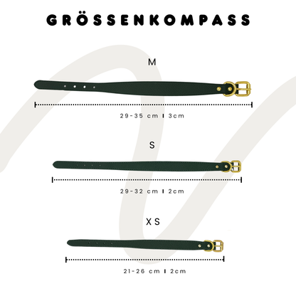 Halsband 'Dark Green'